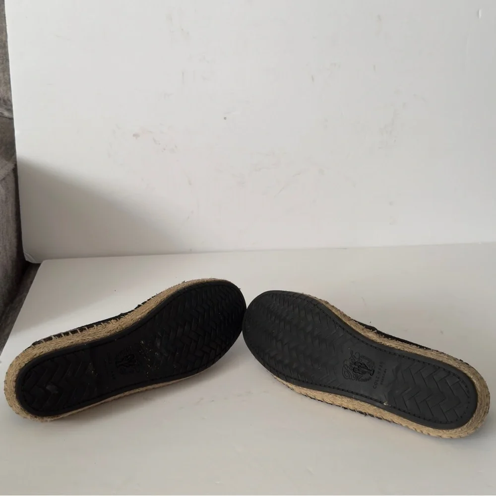 Cole Haan Black‎ Woven Espadrilles